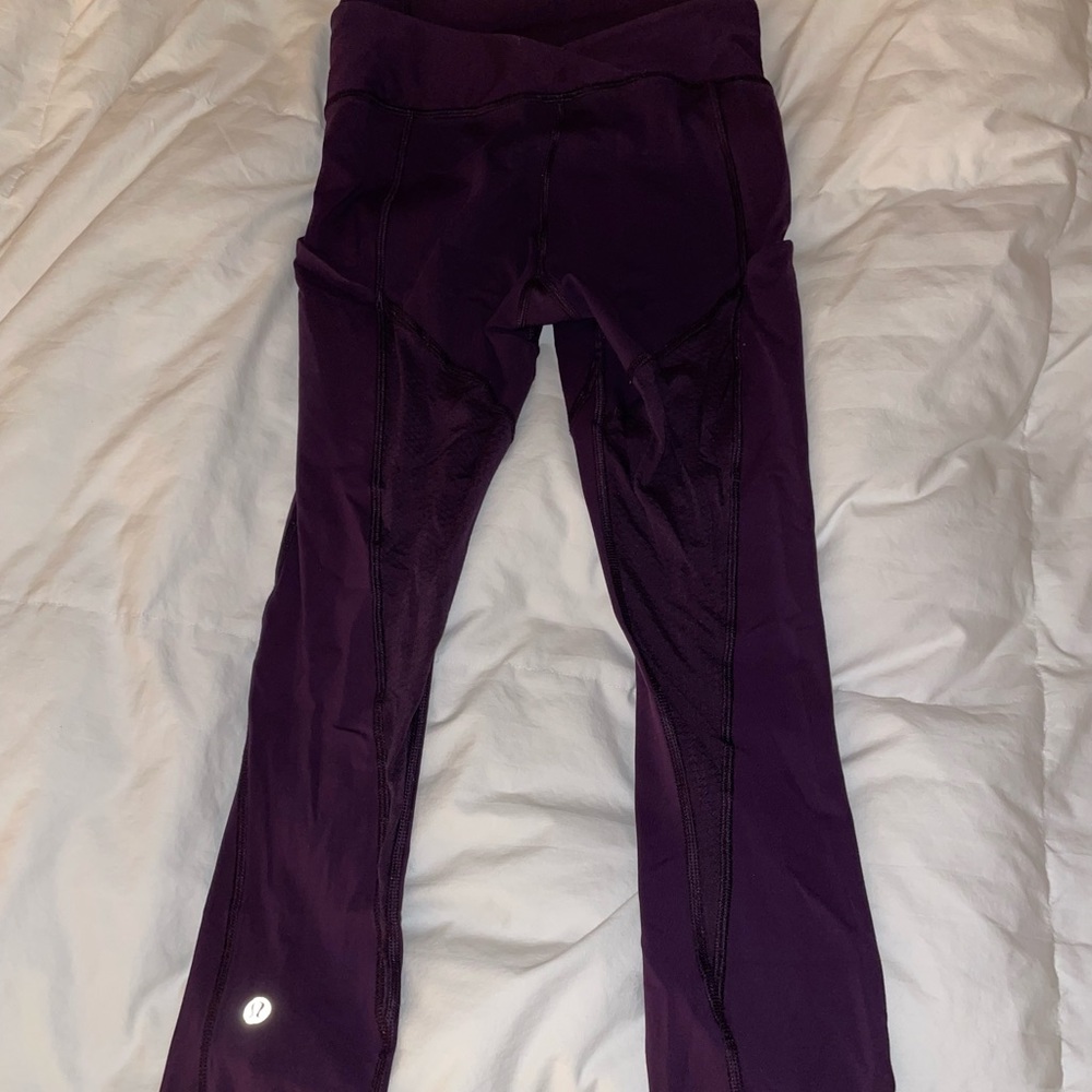 Purple 7/8 Lululemon leggings (size 2)